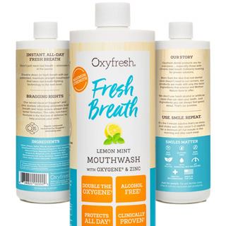 Oxyfresh Lemon Mint Mouthwash