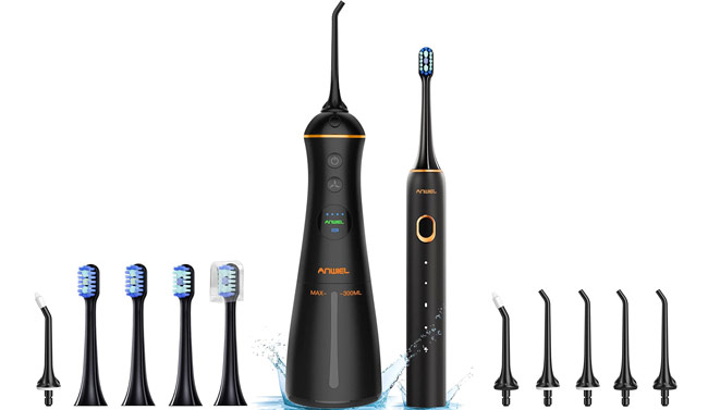 ANWEIL Water Flosser and Electric Toothbrush